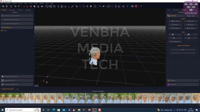 HOW TO 3D SCAN HUMAN FACE using 3DF zephyr смотреть онлайн
