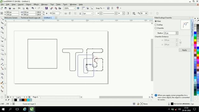 How to make Logo in CorelDraw смотреть онлайн