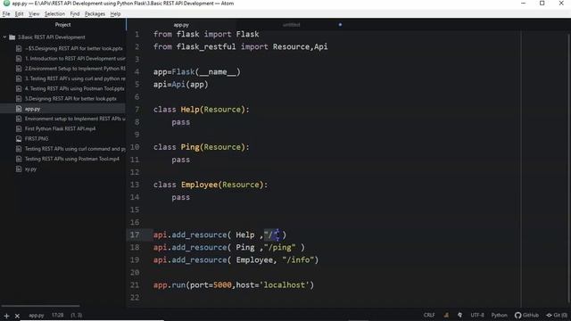Decorating REST APIs with Help and Status Endpoints | REST APIs Development with Python Flask смотреть онлайн