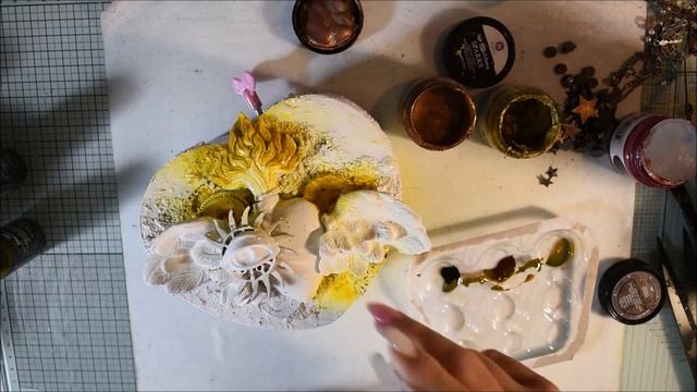 Mixed Media Music Box By Katja