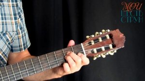 Московские окна - мелодия на гитаре - разбор. Т. Хренников