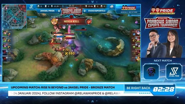 SATU ESPORT VS EVOS ESPORTS 2 - PRABOWO GIBRAN ESPORTS TOURNAMENT - GRAND FINAL смотреть онлайн