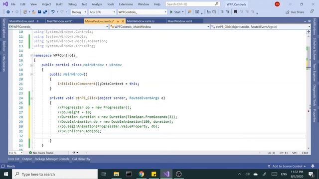 WPF Controls | 13 -ProgressBar | HD | ProgressBar in WPF смотреть онлайн