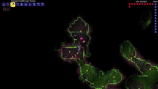 БЕЗУМНЫЕ ДНИ В TERRARIA! #Выпуск 4, путешествие в джунгли и грибной биом! смотреть онлайн
