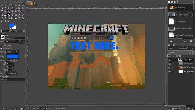 Gimp Thumbnail Tutorial For MINECRAFT! смотреть онлайн