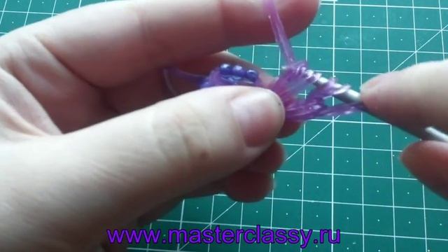 Rainbow Loom charms. Цветок из резиночек назаколку на станке: подробный видео урок! смотреть онлайн