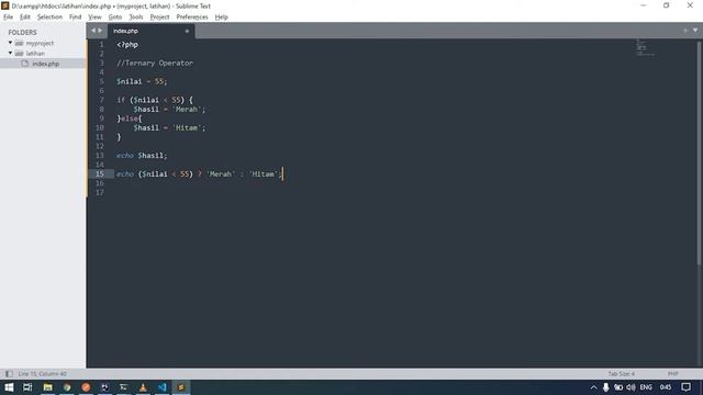 BEDAH KODE | TERNARY DAN NULL COALESCING OPERATOR PADA PHP 7++ смотреть онлайн