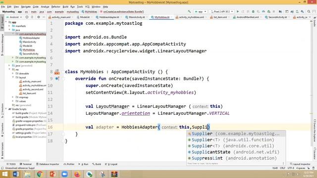 8.5. Kotlin Android: Link RecyclerView with Custom Adapter| Mobile App development | Darakhshan Sye смотреть онлайн