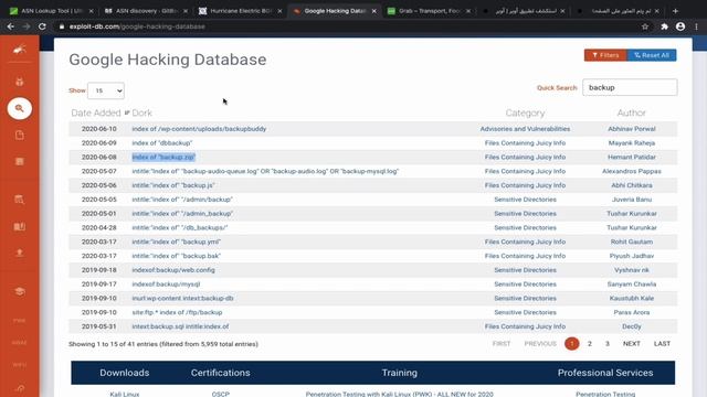 20 Google Hacking Database GHDB - OSCP | Offensive Security Certified Professional смотреть онлайн