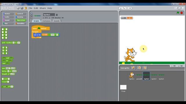 Scratch - How to Make a Scrolling Game смотреть онлайн