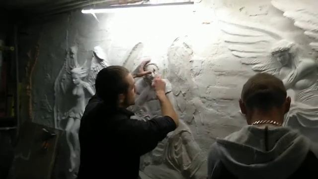 барельеф, скульптура, живопись , панно , художная лепка из гипса, смотреть онлайн