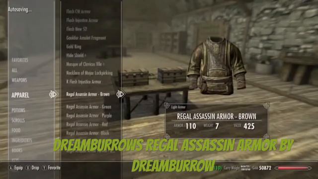 Skyrim SE Xbox One Mods|DreamBurrows Regal Assassin Armor By DreamBurrow смотреть онлайн