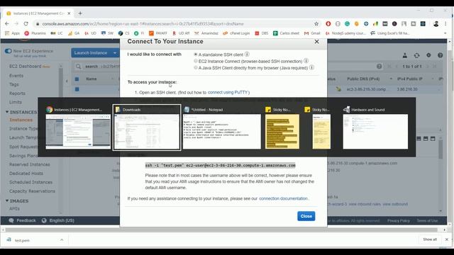 How to SSH Amazon EC2 from Windows 10 CMD without PUTTY смотреть онлайн