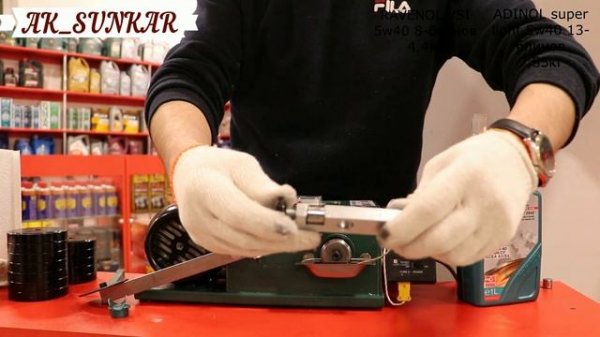 Тест на трение моторных масел: RAVENOL. ADDINOL. TITAN. ELF.