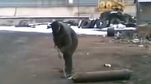 Как летает кислородный баллон