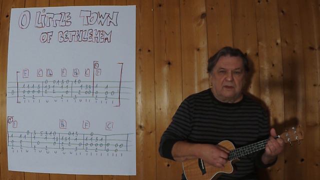 UKULELE Lesson # 630: O LITTLE TOWN OF BETHLEHEM (Phillips Brooks) смотреть онлайн