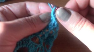 Вязание ажурного фартука крючком  Часть 2 из 9