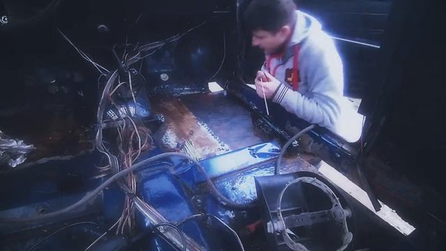 Сварка днища авто электродом ВАЗ 2107 смотреть онлайн