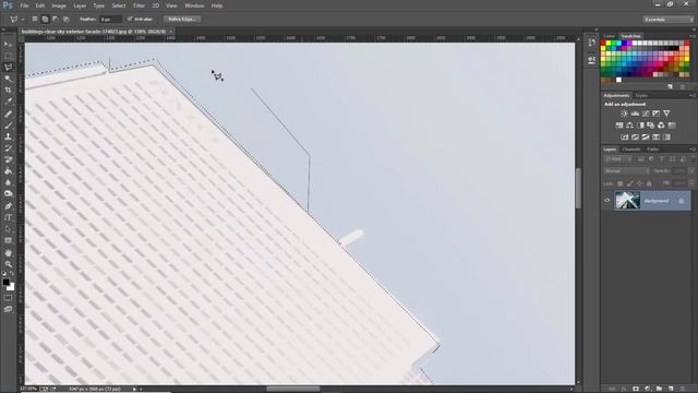 Polygonal Lasso Tool in Photoshop смотреть онлайн