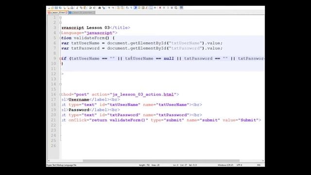 SIMPLE JAVASCRIPT LOGIN смотреть онлайн