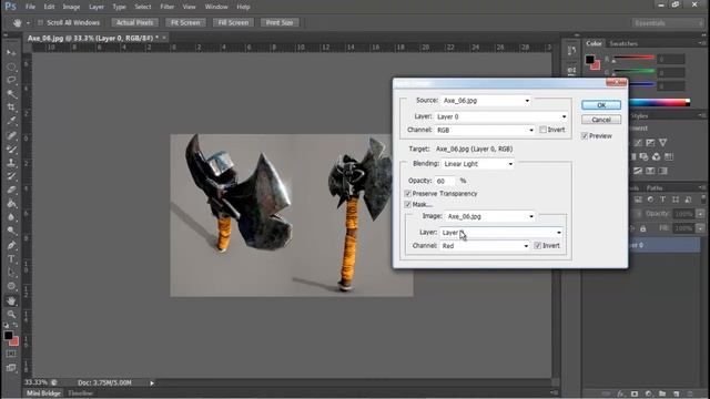 Apply image and calculation in Adobe Photoshop смотреть онлайн