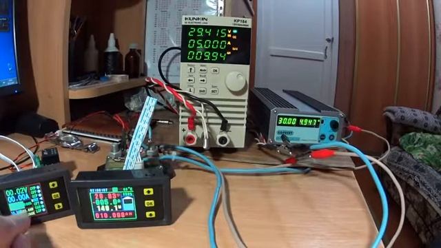 Тестер емкости аккумуляторов SIN9020S или VA7510S Проверка погрешности по сравнению с KUNKIP KP184 смотреть онлайн