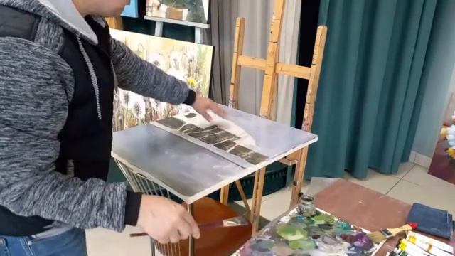 ГОРНЫЙ АЛТАЙ. Домик на берегу реки Муна. ПЛЮСЫ и МИНУСЫ акрила и масла. Художник Вячеслав Карин. смотреть онлайн
