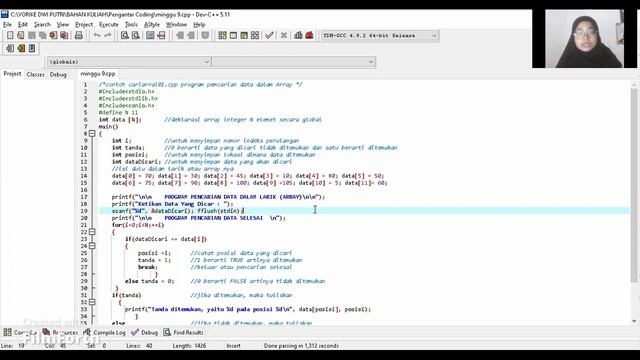Program Pencarian di Dalam Array || Tugas Pengantar Coding смотреть онлайн