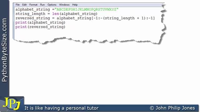 How to Reverse a string using Python смотреть онлайн
