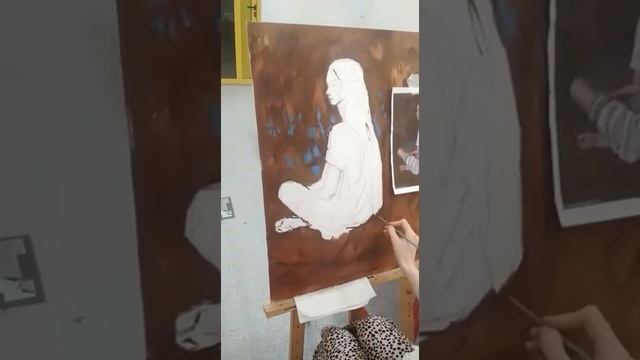 Академическая живопись: рисуем фигуру человека. Урок 1 смотреть онлайн