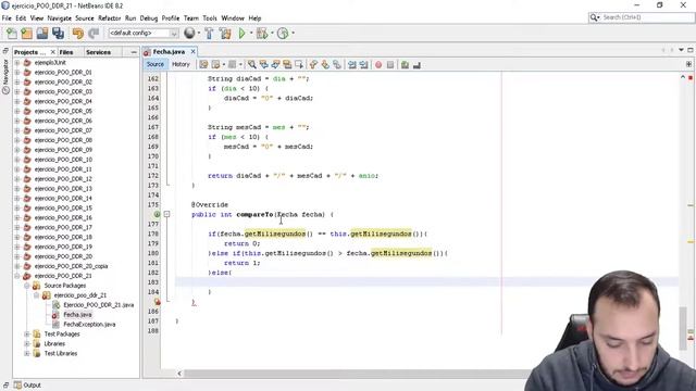 Ejercicios Java - POO #21 - Fechas comparables смотреть онлайн