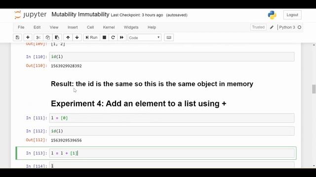 Mutability in Python : Python Basics смотреть онлайн