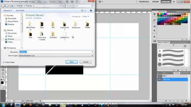 Photoshop Tutorials - How To Open Pentool Paths On Cinema 4D - Ep.5 смотреть онлайн
