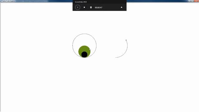 Making a cartoon face in python - python Turtle graphics смотреть онлайн