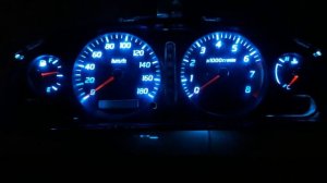 Пересвет приборной панели Nissan sunny FNB15