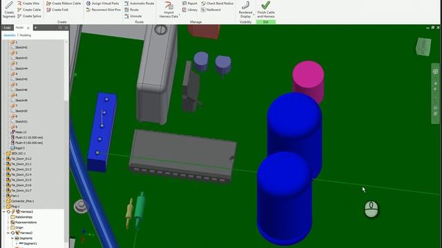 Autodesk Inventor Cable & Harness - Save Time Wiring an Assembly by Only Using Segments смотреть онлайн