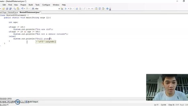 Java Tutorial 6 - Nested If смотреть онлайн