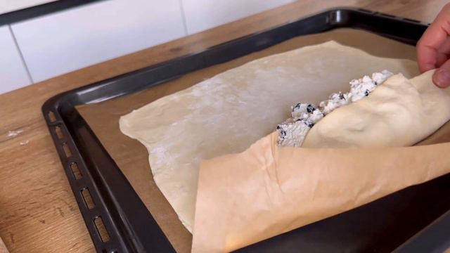 Штрудель с творогом из слоеного теста за 35 минут | Готовим известную немецкую выпечку quark strude смотреть онлайн