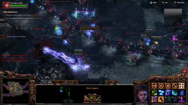 StarCraft 2 CO-OP Mode, Match #17, Sarah Kerrigan - Prestige #0 Playthrough. смотреть онлайн