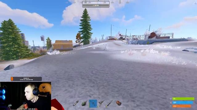 СОЛО СТАРТ ВОЗЛЕ МВК КАРЬЕРА НА КЛАНОВОМ СЕРВЕРЕ. РАСТ/RUST #rust #раст смотреть онлайн
