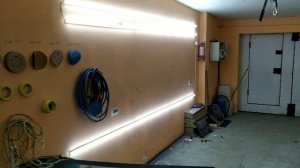 Освещение в гараже для покраски