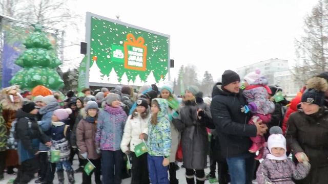 Дед Мороз из Устюга в Кемерово на бульваре Строителей смотреть онлайн