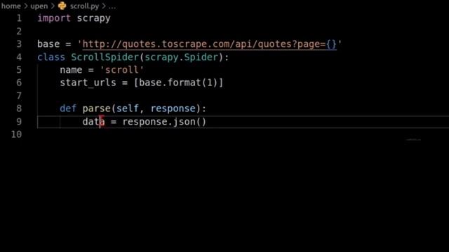 Scrape Infinite Scroll Pages with Python Scrapy смотреть онлайн