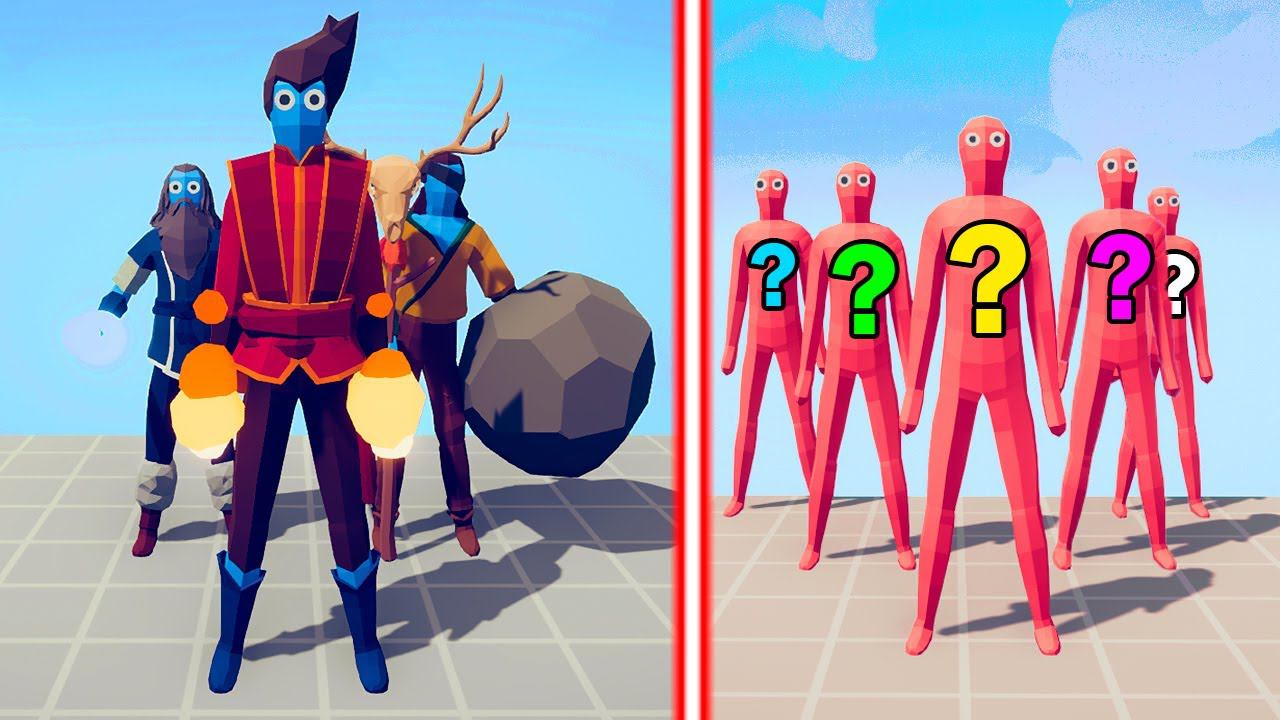 AVATAR TEAM  Vs RANDOM TEAM | TABS - Totally Accurate Battle Simulator