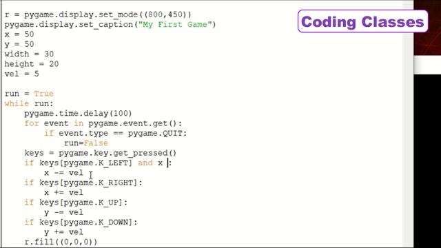 Pygame - Making Games in Pygame - Fixing Boundaries - Making Your First Game in Python смотреть онлайн