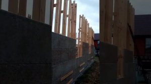 Строительство дома из пенобетона в несьемной опалубке. Крепеж несъёмной опалубки ВЕЛОКС.