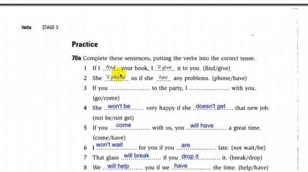 Урок-70-First Conditional: условные предложения первого типа