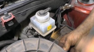 Поиск причины ухода тормозной жидкости ВАЗ 1118 Калина