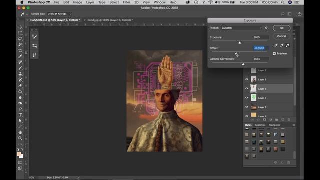 Digital Collage in Photoshop смотреть онлайн