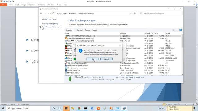 10 MongoDB Uninstallation of Mongodb server смотреть онлайн